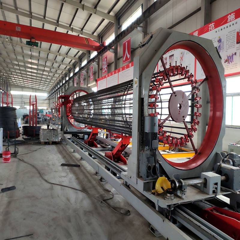 數控電桿滾焊機設備鋼筋繞籠成形機電桿鋼筋滾籠滾焊設備